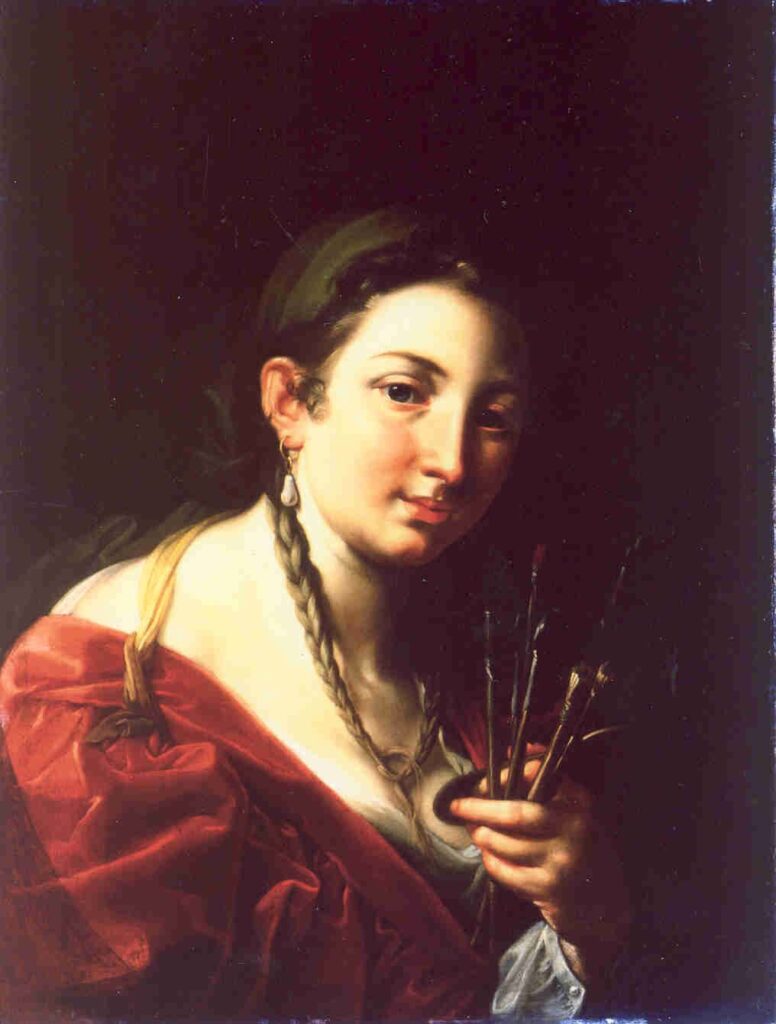 73 Copia Opera P. Batoni   Allegoria Della Pittura