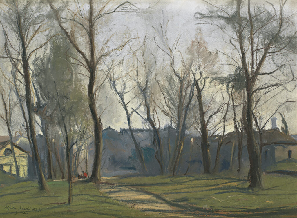 Alfredo Meschi Alberi Spogli Al Baluardo Di San Paolino 1959 1024x752