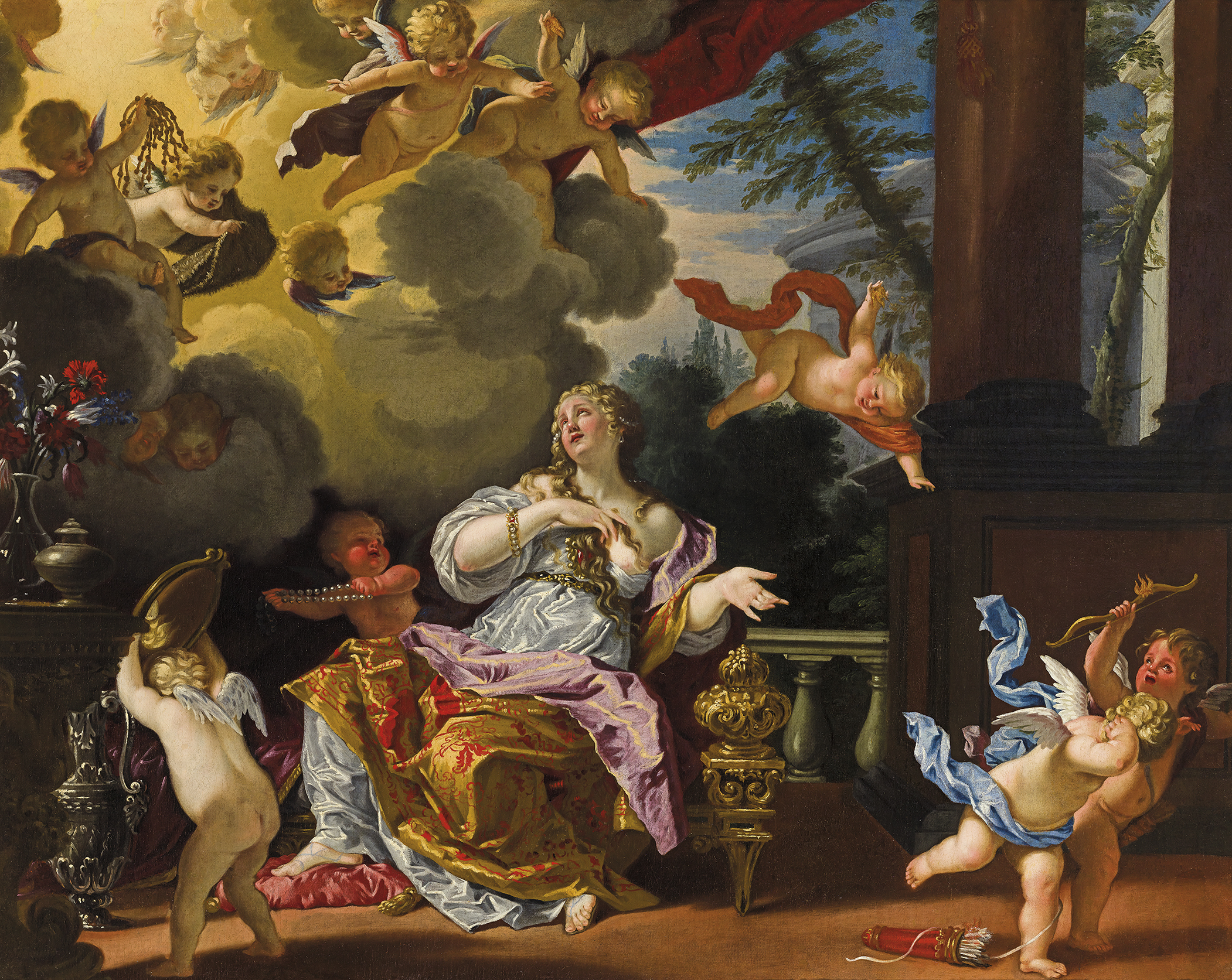 Antonio Franchi Maria Maddalena Che Rinuncia Alle Vanita 1687