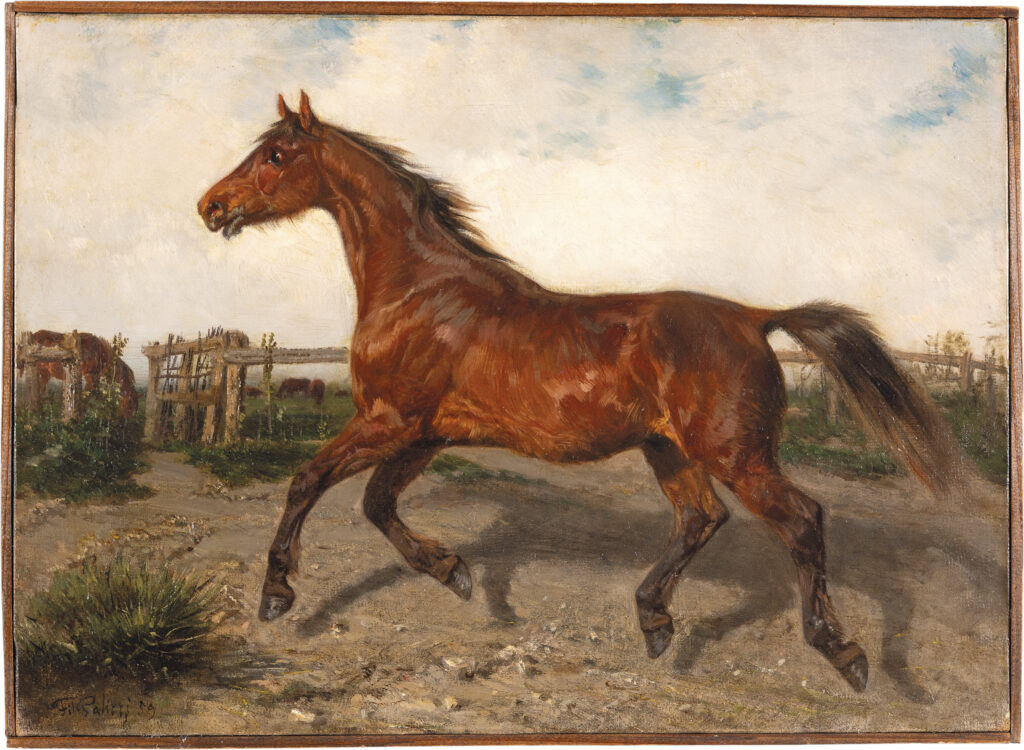 Filippo Palizzi -Cavallo brado - 1859