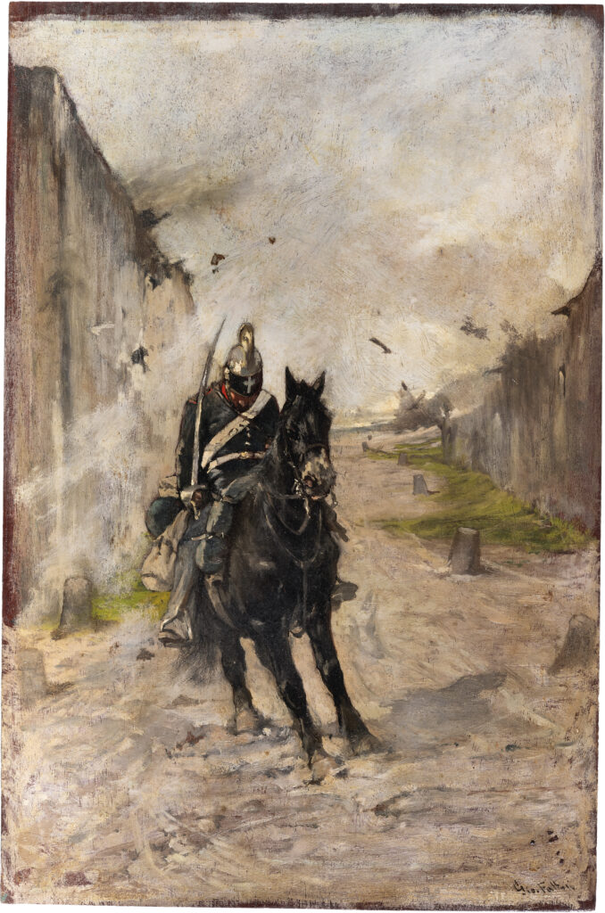 Giovanni Fattori - Cavalleggero ferito