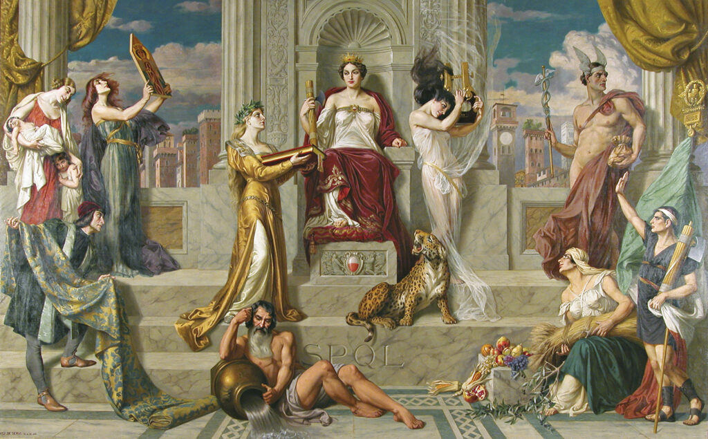 Luigi De Servi La Cassa Di Risparmio Di Lucca Presenta Alla Sua Citta 1933 1024x635