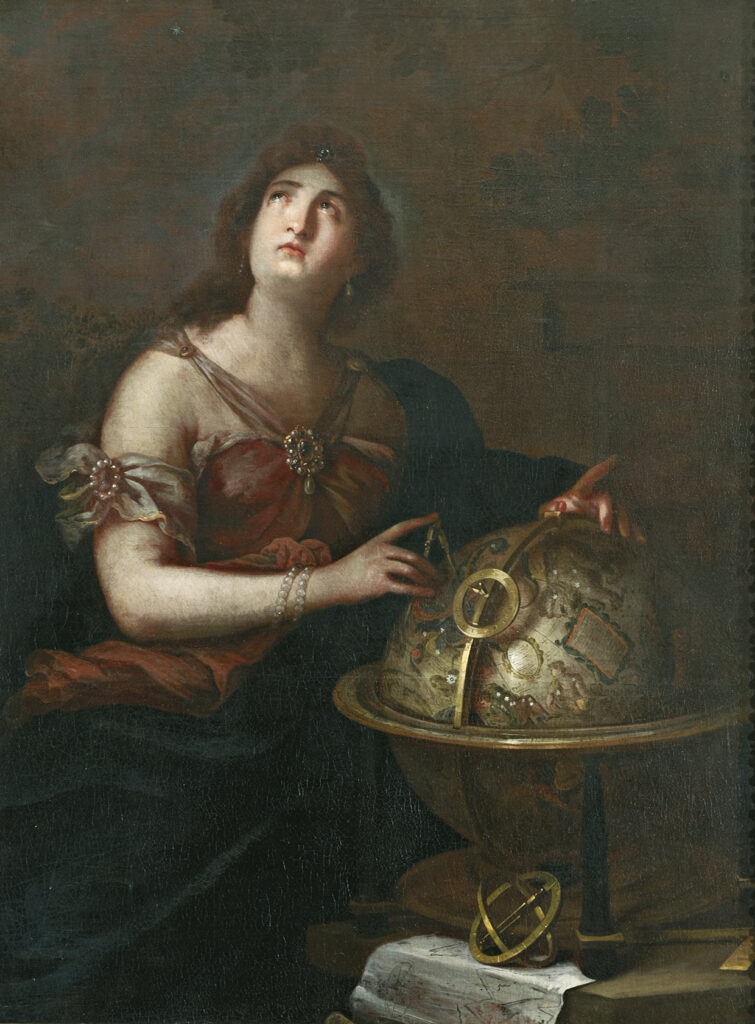 Pietro Ricchi Allegoria DellAstronomia In Veste Di Urania XVII Sec 755x1024