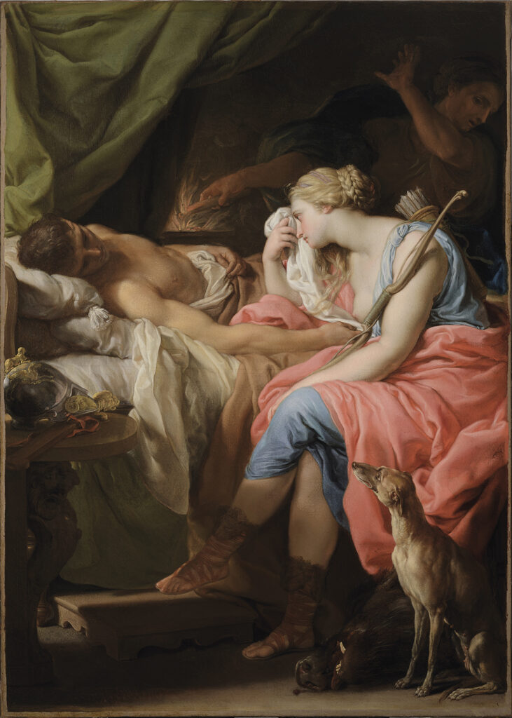 Pompeo Girolamo Batoni Atalanta Piange Meleagro Morente 1740 1743 731x1024