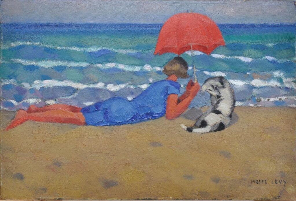 Donna Con Ombrellino 1921 Moses Levy