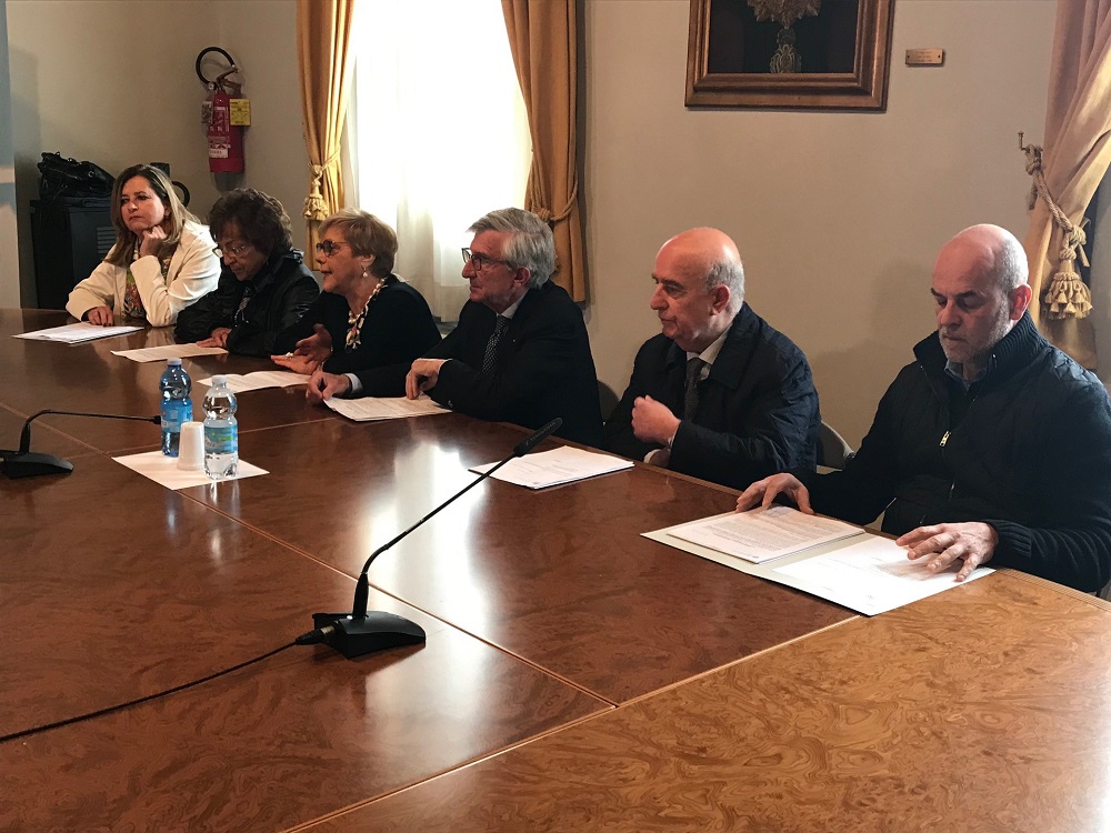 Il Cda Di Fcs Durante La Conferenza Stampa